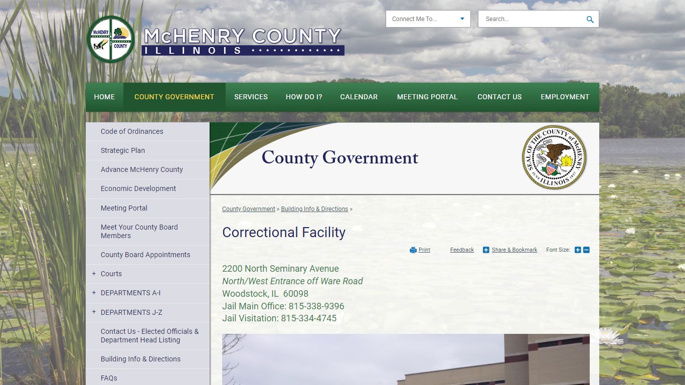 Correctional Facility | McHenry County, IL